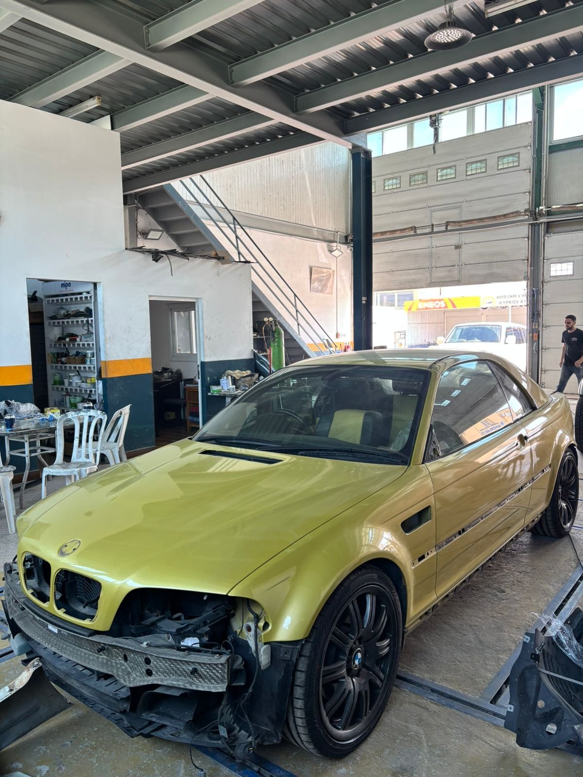BMW M3 before repair