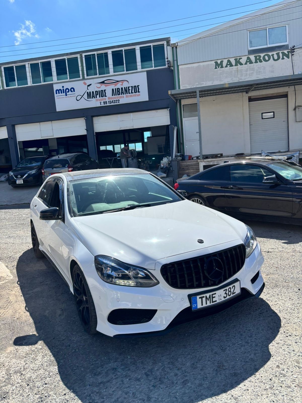 Mercedes E-Class after repair