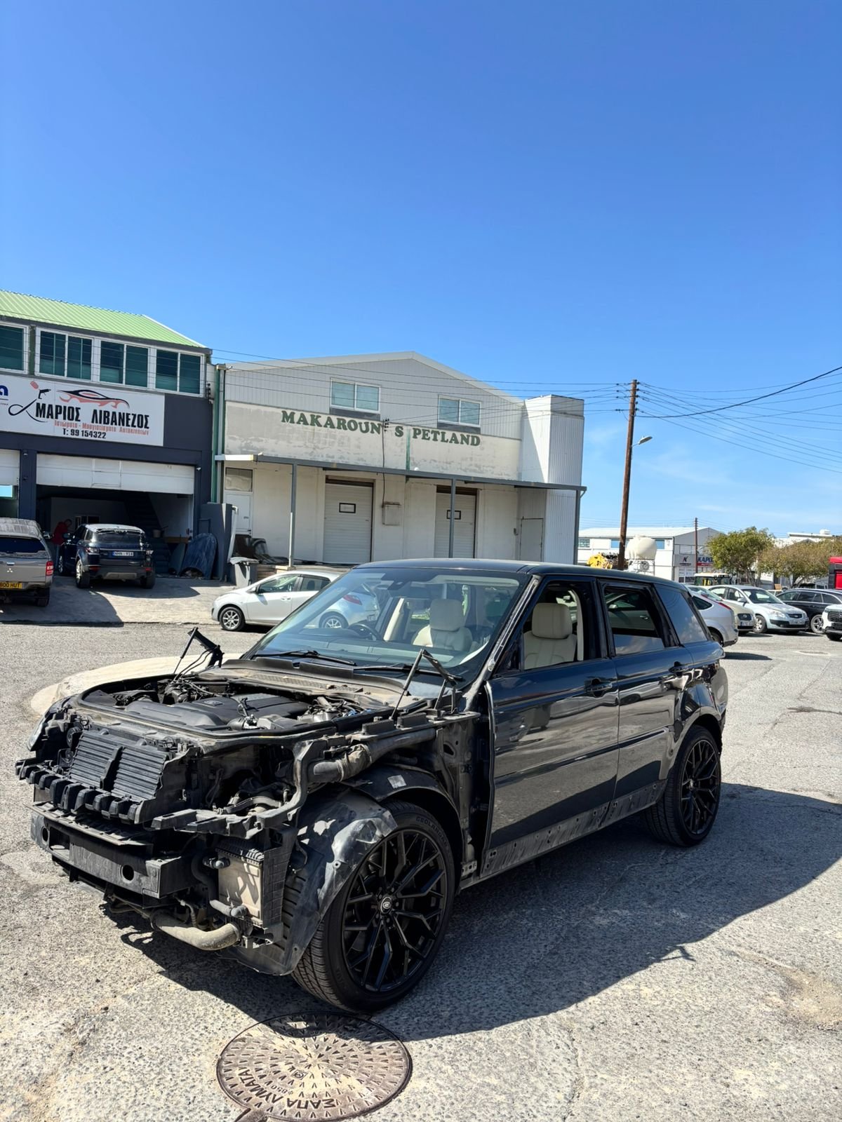 Range Rover Sport before repair
